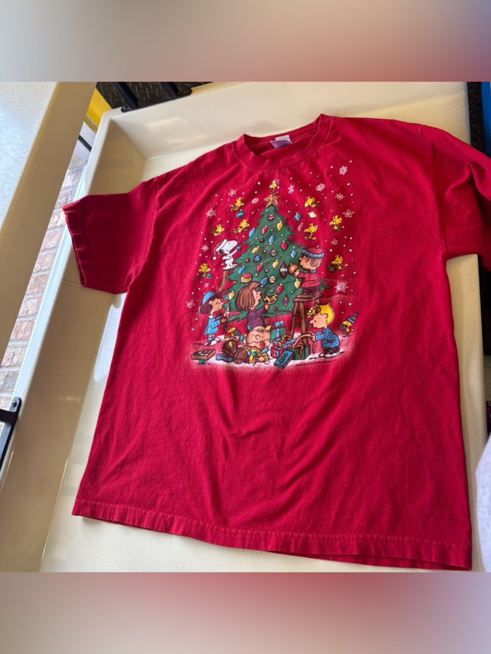 Red Peanuts SnoopyGraphic Tee - Peanuts licensing